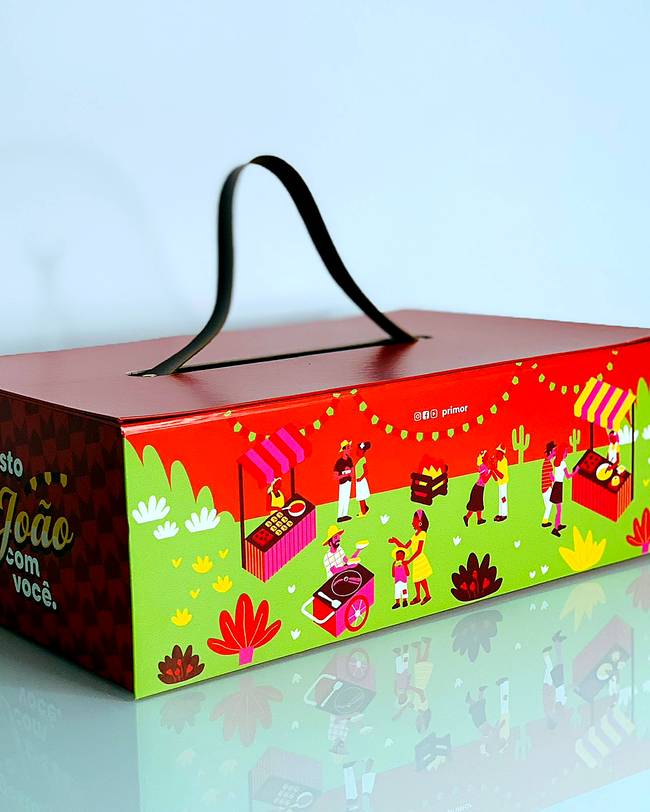 Embalagem especial Primor para campanha de São João